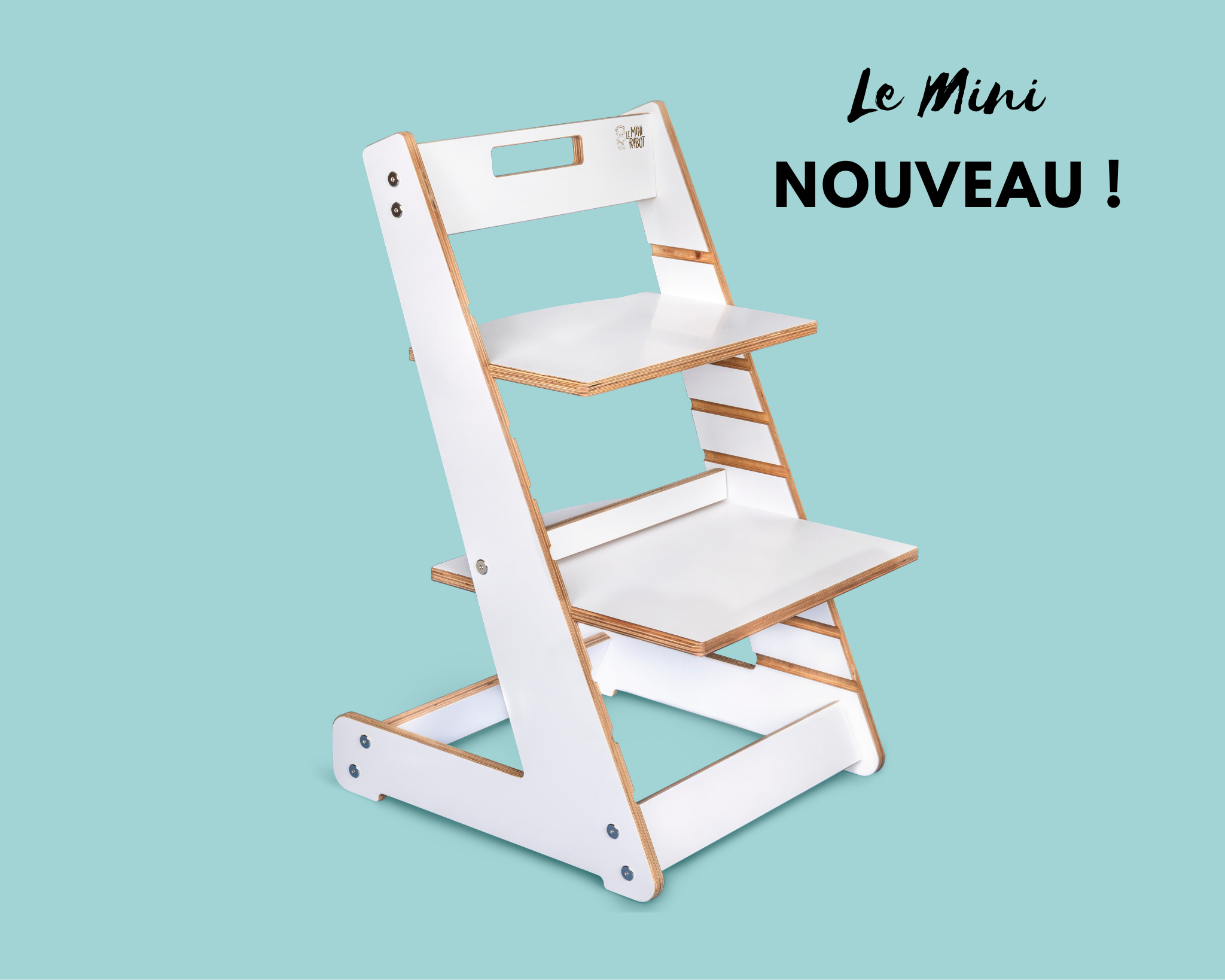 Chaise évolutive en bois pour enfants -Le Mini Evolue