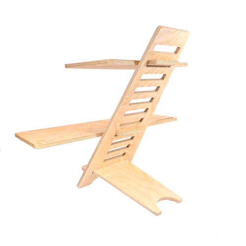 Station de travail en bois Assis-Debout