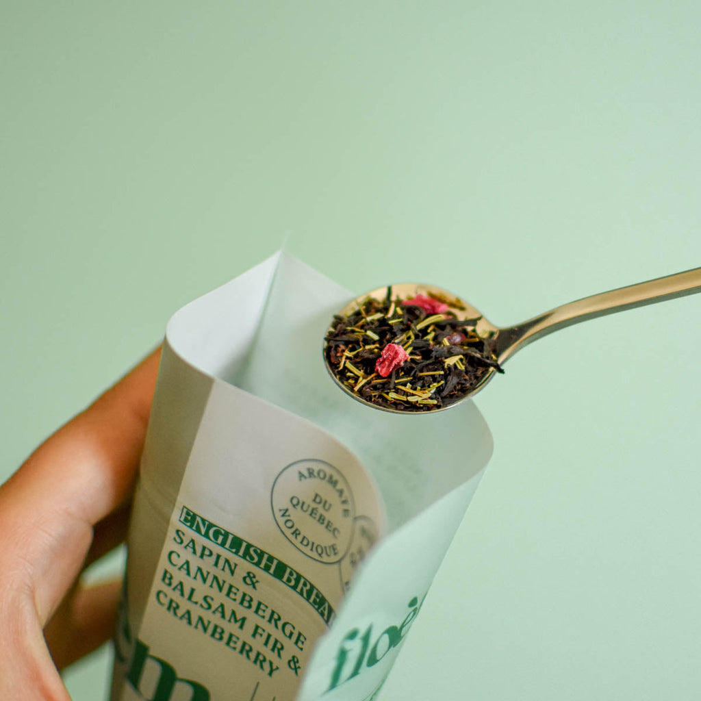 Thé en vrac - Thé noir English Breakfast, Sapin & Canneberge